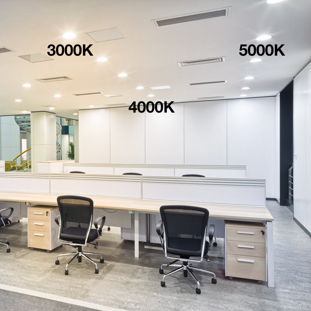 6 Inch 3 CCT LED Recessed Slim Pot Light with Junction Box, 3 CCT, 15W 1050LM